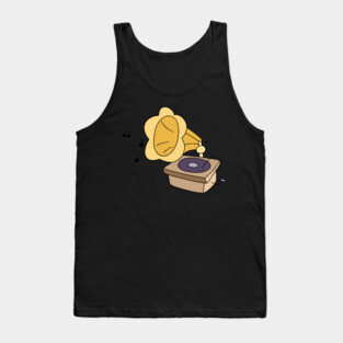 Record Player Tank Top