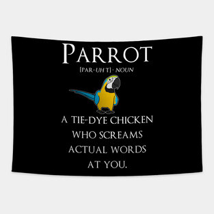 Parrot Definition Tapestry