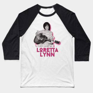 Loretta lynn 1970s retro Baseball T-Shirt