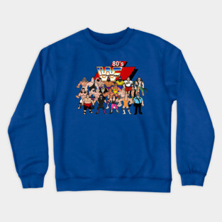 Wrestling Roster 80s Crewneck Sweatshirt
