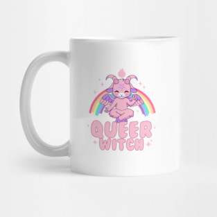Queer Witch Cute Baphomet Goat Mug