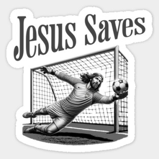 Jesus Saves Sticker