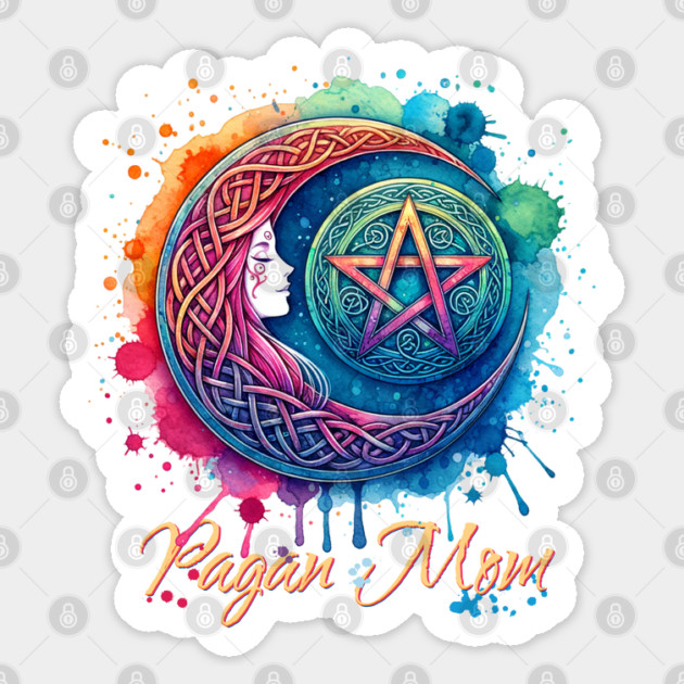 Pagan Mom Sticker by HolidayBug
