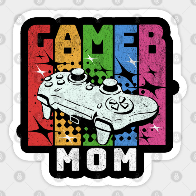 Retro Gamer Mom Sticker by HolidayBug