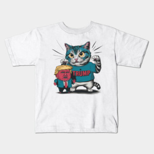 Cats Against Trump Kids T-Shirt
