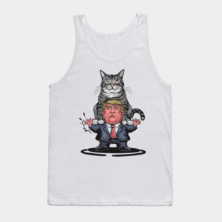 Cats Against Trump Tank Top