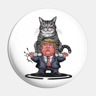 Cats Against Trump Pin