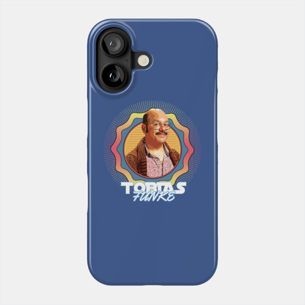 Tobias Fünke // Retro 90s Circle Phone Case by Tv Moments