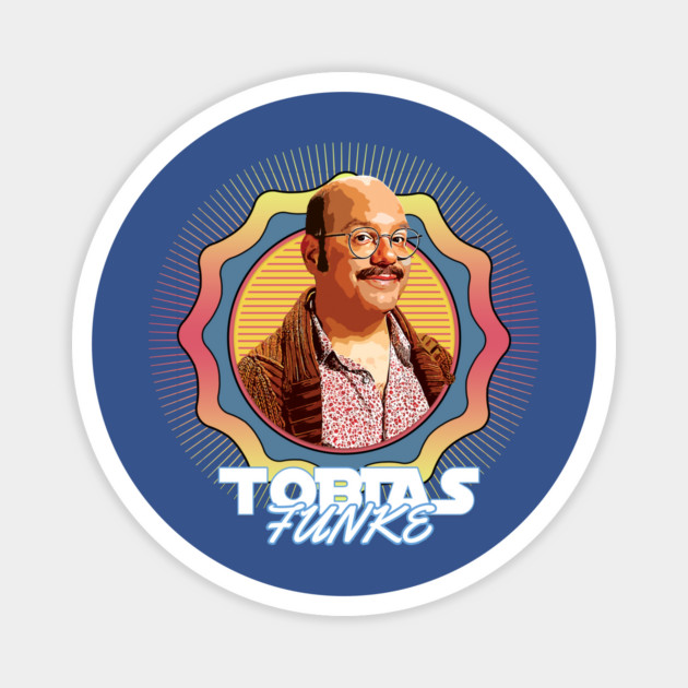 Tobias Fünke // Retro 90s Circle Magnet by Tv Moments