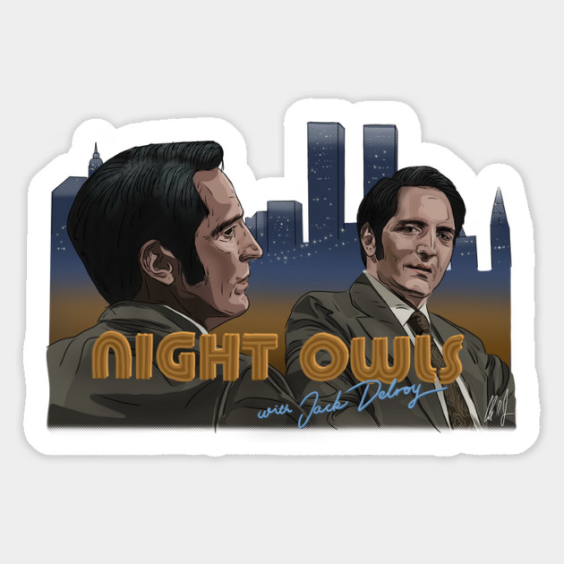 Late Night w/ the Devil: Night Owls Magnet by 51Deesigns