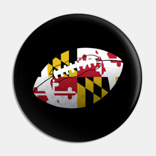 Maryland Flag Football Pin