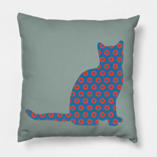 Phish Cat Donuts Pillow