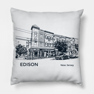 Edison New Jersey Pillow