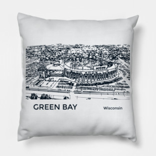 Green Bay Wisconsin Pillow