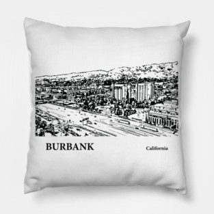 Burbank California Pillow
