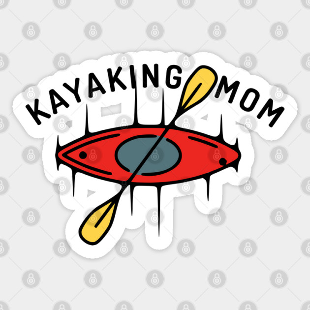 Kayaking Mom Sticker by HolidayBug