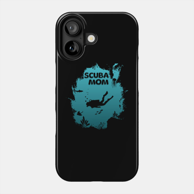Scuba Mom Phone Case by HolidayBug