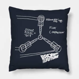 Flux Capacitor Sketch Back To The Future Pillow