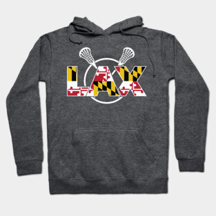 Maryland Flag Lacrosse Hoodie