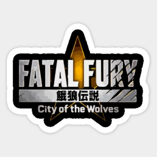 Garou Mark Of The Wolves Sticker