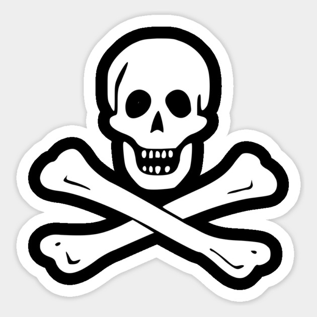 Jolly Roger Pirate Flag - Pirate Edward England Flag Magnet by Yesteeyear