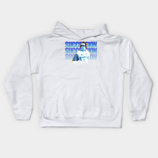 succession, tv series fan works graphic design by ironpalette Kids Hoodie