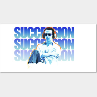 succession, tv series fan works graphic design by ironpalette Posters and Art