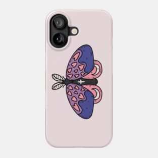 genderfluid moth Phone Case