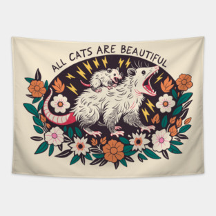All cats are beautiful Tapestry