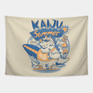 Kaiju Summer Vibes Tapestry