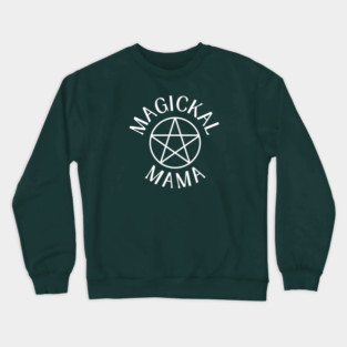 Magickal Mama with Pentacle Cheeky Witch® Crewneck Sweatshirt