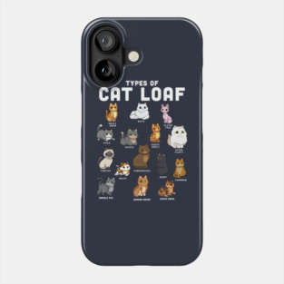 Types of Cat Loaf Phone Case