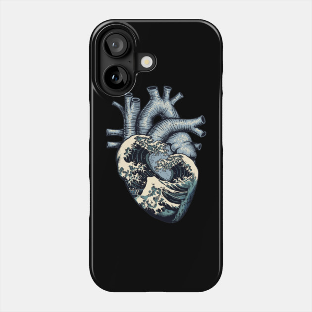 Kanagawa Heart Phone Case by GoshWow®