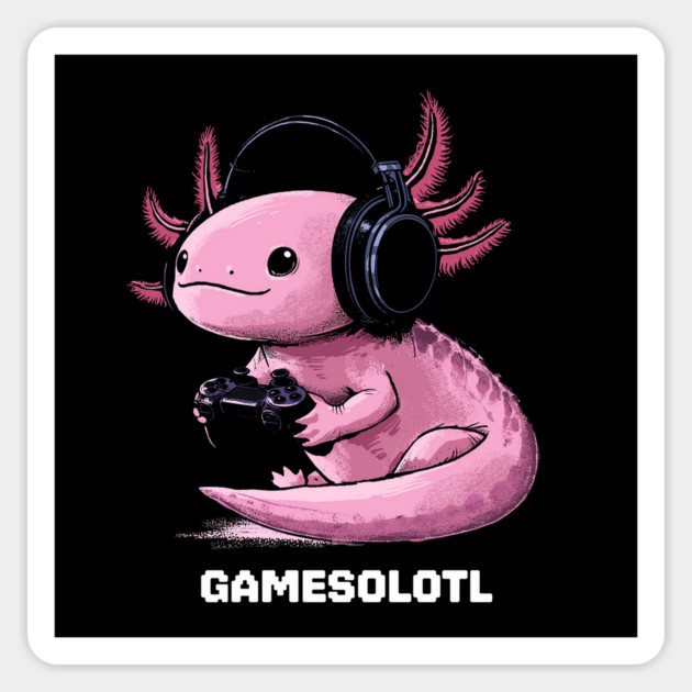 Gamer Axolotl Magnet by GoshWow®