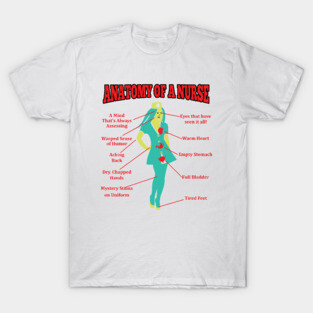 Anatomy of a Nurse T-Shirt