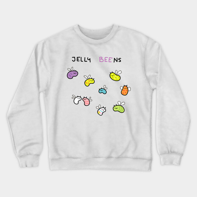 jelly bees Crewneck Sweatshirt by Teabag Cartoon