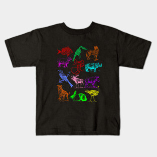Wild animals Kids T-Shirt