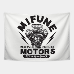 Mifune Motors Tapestry