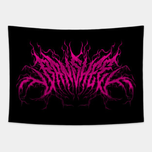 BANSHEE METAL LOGO Tapestry