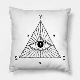 Yes, And - the key to creativity - improv illuminati Pillow