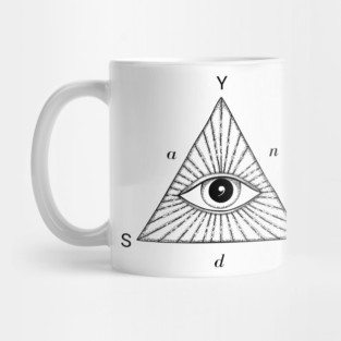 Yes, And - the key to creativity - improv illuminati Mug