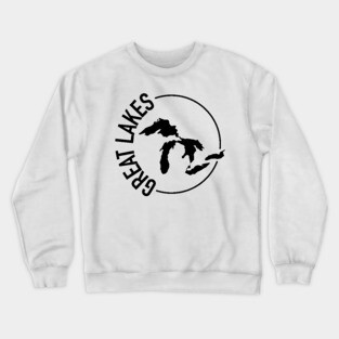 The Great Lakes Midwest USA Crewneck Sweatshirt