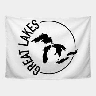 The Great Lakes Midwest USA Tapestry