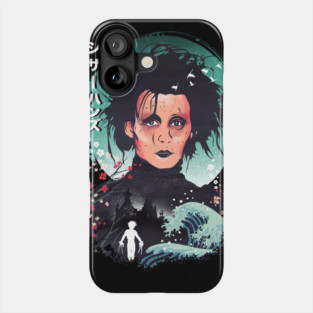 Ukiyo e Scissorhands Phone Case