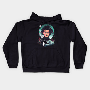 Ukiyo e Scissorhands Kids Hoodie