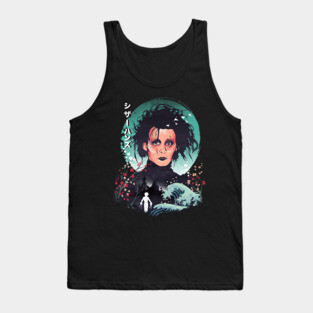 Ukiyo e Scissorhands Tank Top