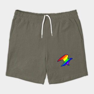 Rainbow Postal Bird Shorts