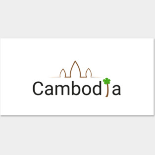 Cambodia កម្ពុជា Posters and Art