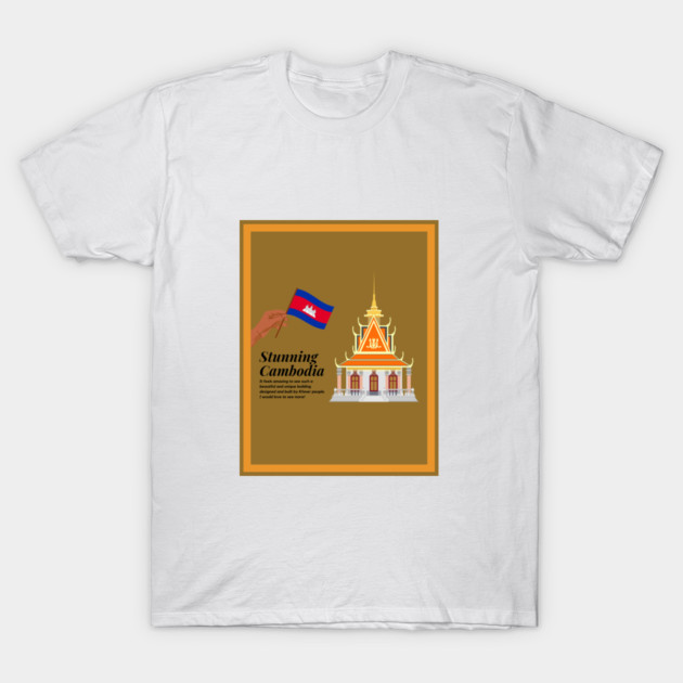 Stunning building structure in Cambodia T-Shirt by IntoCambodia