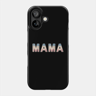Vintage US Flag Mama Phone Case